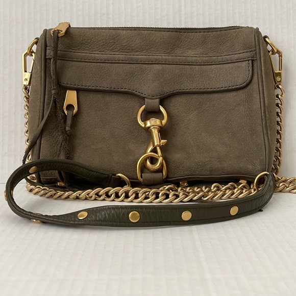 Rebecca Minkoff Handbags - 5 for $20 Rebecca Minkoff suede olive green Crossbody